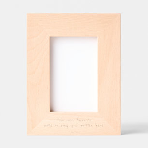Custom quote - create your own portrait etched frames