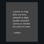 Custom Quote Print<br><div class="desc">Custom quote print available in a variety of fine art papers or as a printable download.</div>