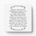 Custom Quote Saying Letter Personalised Keepsake