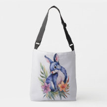 Custom Rabbit Floral Pattern
