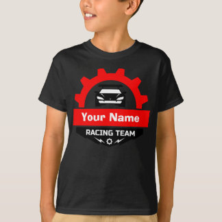 Custom Racing Team Emblem T-Shirt