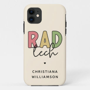 Custom Rad Tech Radiologic Technologist Radiology Case-Mate iPhone Case