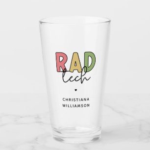 Custom Rad Tech Radiologic Technologist Radiology Glass