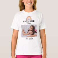 Custom Rainbow Big Sister with Photo