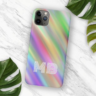 Custom Rainbow Colours Striped Tie Dye Art Pattern Case-Mate iPhone Case