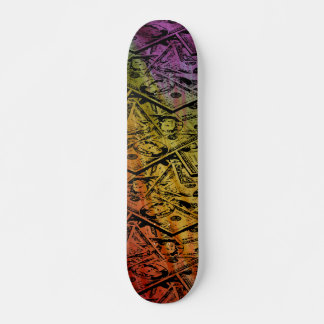 Custom Rainbow Money Skateboard