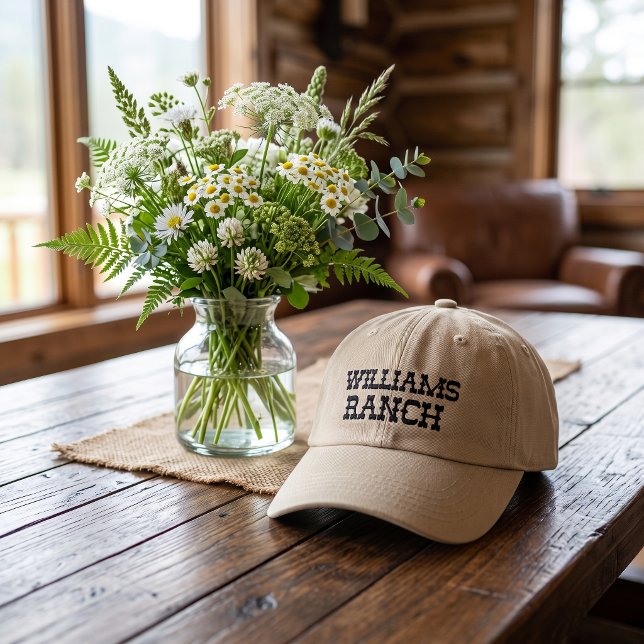 Custom Ranch Name Embroidered Hat (Creator Uploaded)