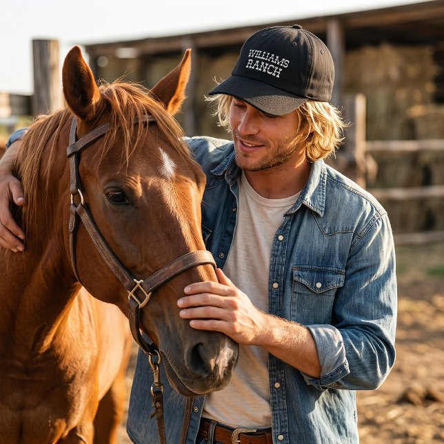 Custom Ranch Name Embroidered Hat (Creator Uploaded)