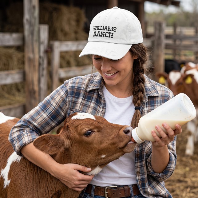 Custom Ranch Name Embroidered Hat (Creator Uploaded)