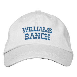 Custom Ranch Name Embroidered Hat