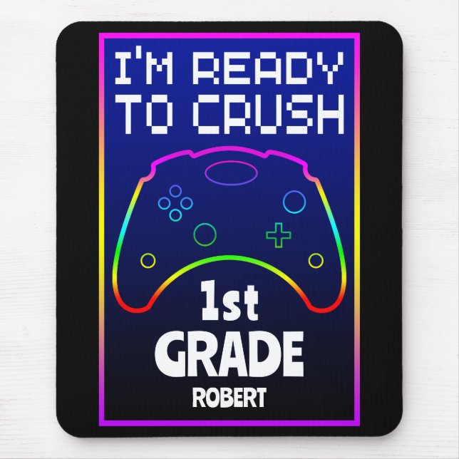 Custom Ready To Crush Back To School  Mouse Pad (Front)