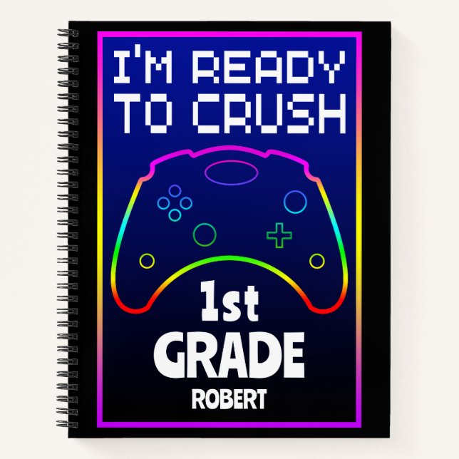 Custom Ready To Crush Back To School  Notebook (Front)