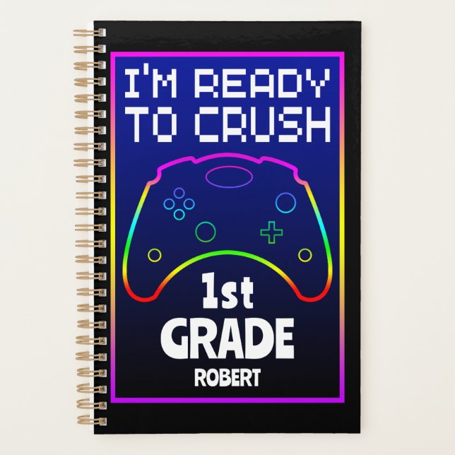 Custom Ready To Crush Back To School  Planner (Front)