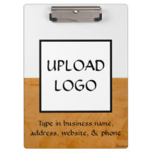 Custom Real Estate Agent Logo Clipboard
