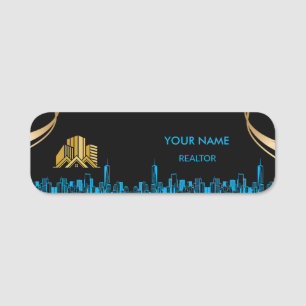 Custom Real Estate Agent Name Tag Badge