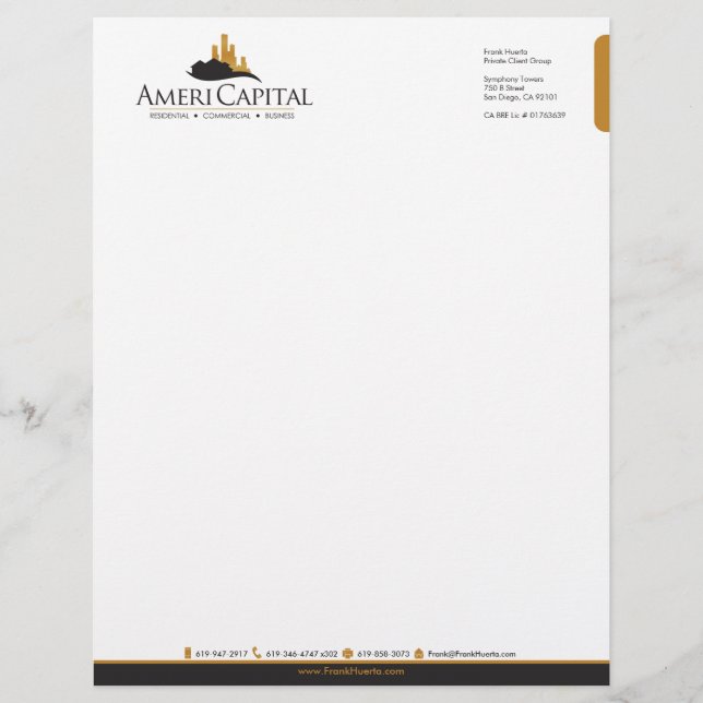 CUSTOM Real Estate Letterhead V5 (Front)