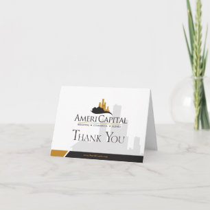 CUSTOM Real Estate Thank You For Your Business V2 Card