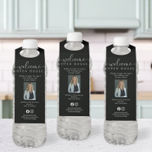 Custom Realtor Open House Bottle Tags