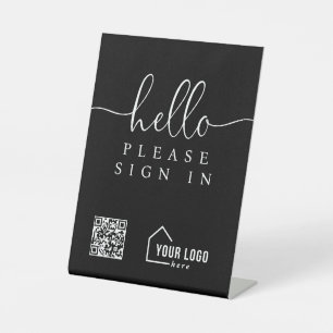 Custom Realtor Open House Please Sign In Signage