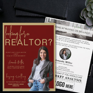 Custom Realtor Professional Real Estate Marketing Flyer
