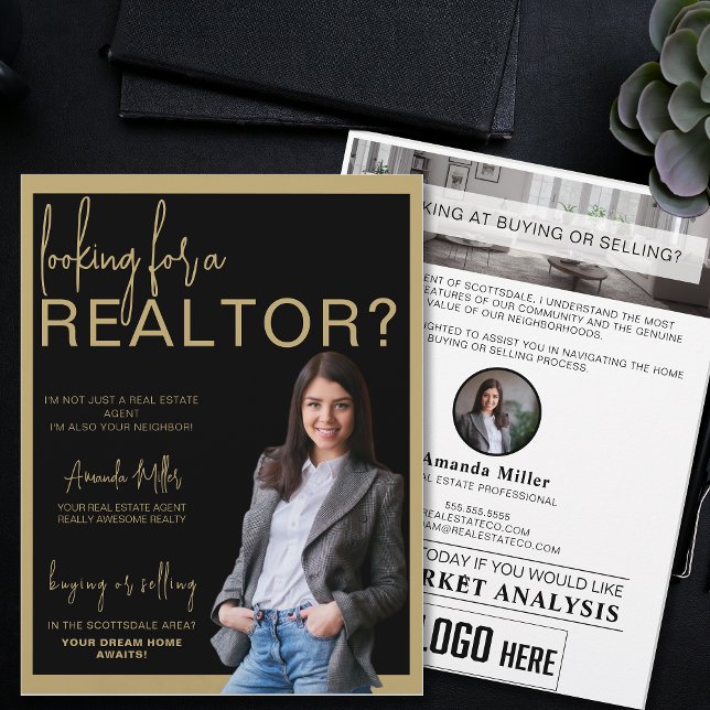 Custom Realtor Professional Real Estate Marketing Flyer (Creator Uploaded)