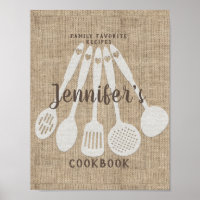 Custom Recipe Binder Front Insert