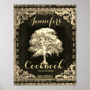 Custom Recipe Binder Front Poster