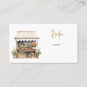 CUSTOM RECIPE BUSINESS CARD