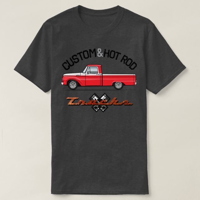 Custom Red and White T-Shirt (Design Front)