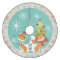 Custom Red Fox Christmas Holiday Tree Skirt