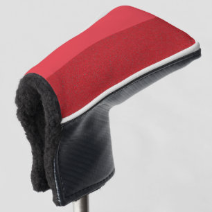 Custom Red Golf Head Cover – Horizontal Split