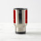 Custom red Keep Calm and your text travel mugs