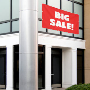 Custom Red SALE Banner