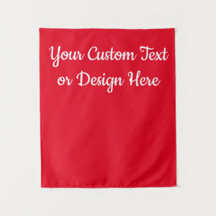 Custom Red Sign Banner Personalised Bridal Shower Tapestry
