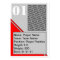 Custom Red Sports Trading Card