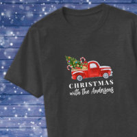 Custom Red Truck Matching Family Christmas