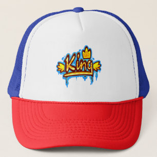 Custom Red White Blue Trucker Hat