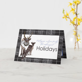 Custom Reindeer Deer Christmas Holiday Magical Card