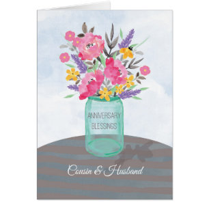 Custom Relationship Anniversary Blessings Jar Vase