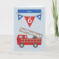 Custom Relationship, Godson 6th Birthday Firetruck