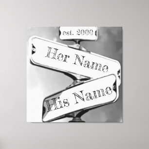 Custom Relationship Street Sign