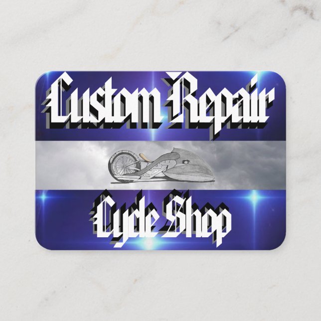 Custom Repair Business Card (Front)