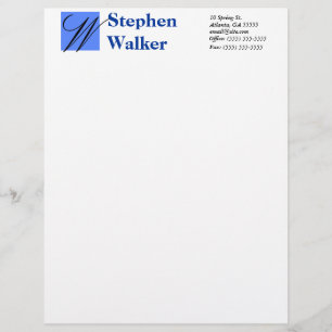 Custom Resume Paper Personalised Letterhead
