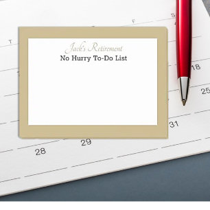 Custom Retiree's humourous post it notes