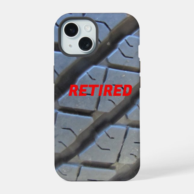 Custom Retirement iPhone Case (Back)