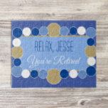 Custom Retirement Jigsaw Puzzle<br><div class="desc">Retiree gift idea</div>