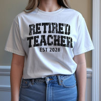 Custom Retirement Shirt, Gift for Retired Teachers