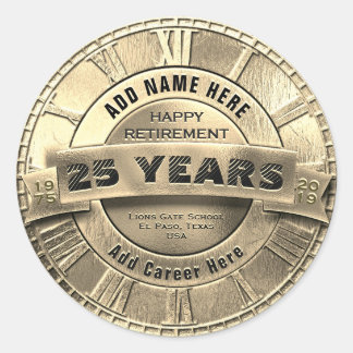 Custom Retirement Sticker