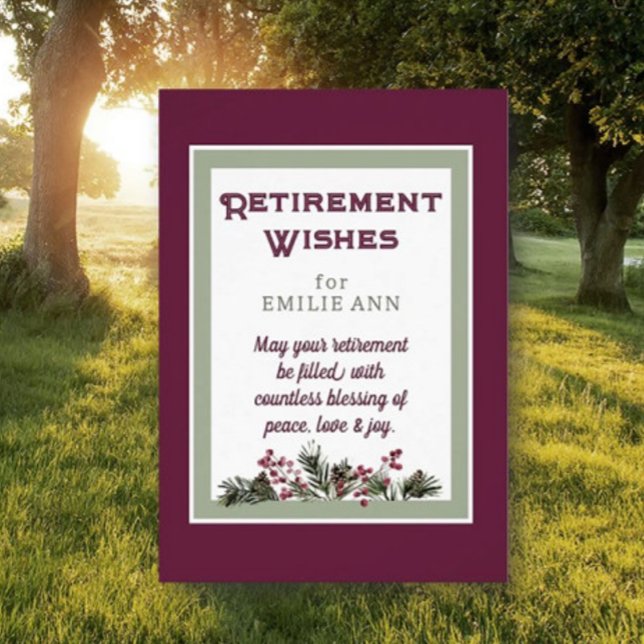  Custom Retirement Wishes for Friend Card (Creator Uploaded)
