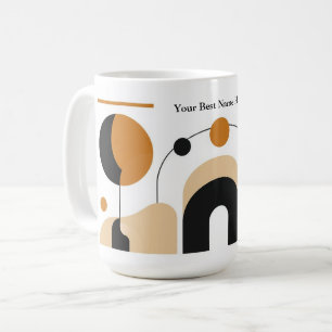Custom Retro Abstract Modern Coffee Mug